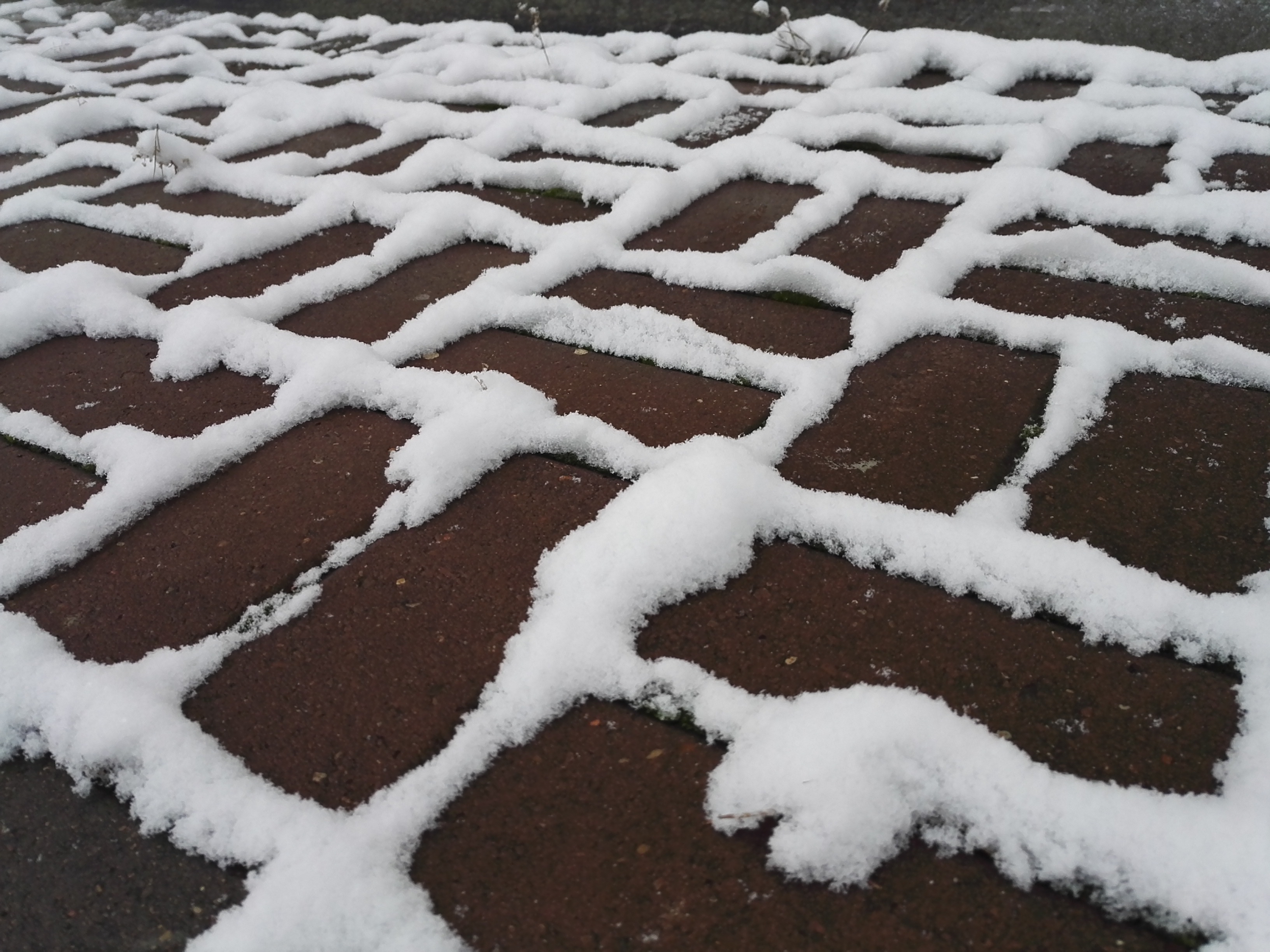 Тротуарная плитка зимой. Брусчатка в снегу. Высолообразования. Зимние обои на рабочий стол эстетика. Тротуарная плитка под снегом.