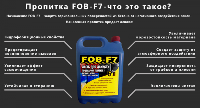 Что такое гидрофобизатор ФОБ-Ф7?